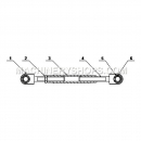 Tension rod [MUZL1200(SZLH650*175)]