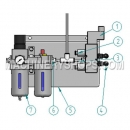 Pneumatic assembly (pneumatic discharge) (SJHS0.5B)