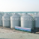silo com fundo plano