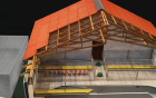 Estructura de acero plasminógeno marco/ techos casa, pared y fachadas