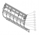 Screen hold-down mechanism ( SWFP 66*100C)